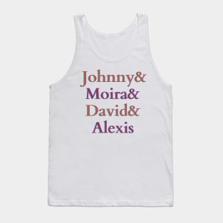 Johnny and Moira and David and Alexis Tank Top